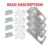 6-in Selectable CCT LED Downlight (4-Pack)