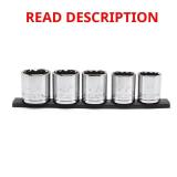 1/2 in. Drive SAE Large Socket Set (5-Piece)