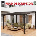 12 ft x 10 ft Heavy Duty Pergola Gazebo, missing