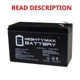 12-Volt 9 Ah SLA Battery with 12-Volt Charger