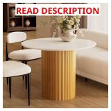 Marble Top Dining Table, Seats 4