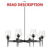 Light Black Dimmable Chandelier for Dining