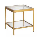 Alexis Brass Side Table