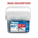 Tapcon 3/16 x 1-3/4 in Concrete Screws (225)