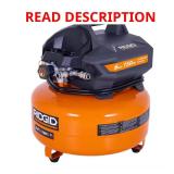 RIDGID 6 Gal Portable Pancake Air Compressor