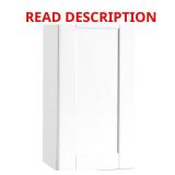 Shaker Satin White Wall Cabinet 15x30x12