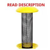 Yellow Metal Finch Feeder 1.6 lb Cap