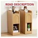 Arched Narrow Version Set of 2 Natural Drawer 15.