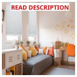 White Cordless Aluminum Mini Blinds 65x72