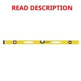 48 in. Non-Magnetic 180 Aluminum I-Beam Level