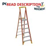Fiberglass Podium Ladder, 12 ft Reach
