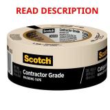Scotch 1.88 in. x 60.1 yd Tan Masking Tape