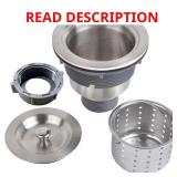Kitchen Sink Basket Strainer   Stainless Steel