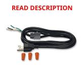 5 ft 4 in 16/3 3-Wire Dishwasher Power Cord