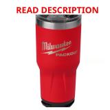 (No Lid) Milwaukee Packout 30 oz Red Tumbler