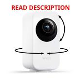 Indoor Pan Wired 2K Camera with Pan-Tilt