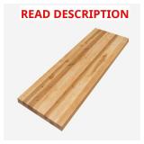 Birch Butcher Block Countertop, 4ft x30in