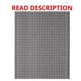 Patio Country Luna Black/Gray Rug 8x10