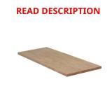 Unfinished Hevea Butcher Block Countertop