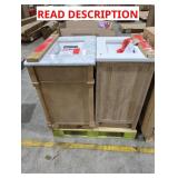 Skid Lot (2) Vanities & American Standard Toilet