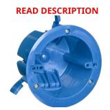 1-Gang 18 cu. in. Round Old Work Electrical Box