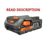 Ridgid 18V 2Ah Lithium Ion Battery **HAS DAMAGE