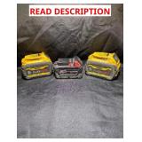Salvage Battery Lot Featuring Milwaukee M18 5Ah &