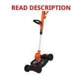12 in. Corded String Trimmer, Edger & Mower
