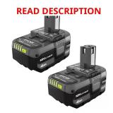 RYOBI ONE+ 18V 4.0Ah Battery