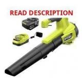 RYOBI ONE+ 18V 100 MPH 350 CFM Cordless Battery