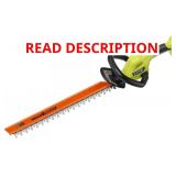 RYOBI 18V ONE+ 22" Hedge Trimmer Dual Action