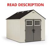 Tremont 8 ft Resin Storage Shed