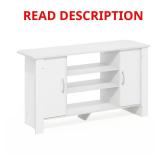Econ White TV Stand Fits TVs up to 50"