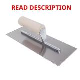 11 in. x 1/8 in. x 1/16 in. Flat Top Trowel