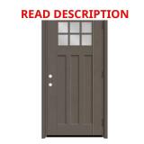 Regency 36x80 Front Door w/ Jamb, Brown