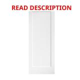 24 in. x 80 in. Shaker White Interior Door