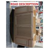 60"x35"x24" unfinished kitchen cabinet