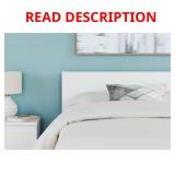 Onita White Full Panel Headboard