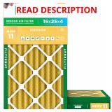 Filterbuy 16x25x4 Air Filter MERV 11 (2-Pack)