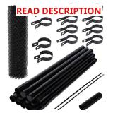 6 ft x 50 ft 9.5 AWG Chain Link Fence Kit