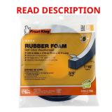 Frost King Black Rubber Weather Seal 10 ft