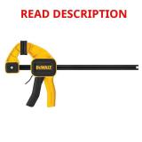 12 in Trigger Clamp w/ 3.75 in Throat Depth