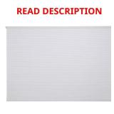 White Wheel-Operated PVC Shade 96x72 in