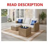 Hampton Bay Everlee 3-Piece Wicker Set