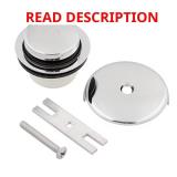 Bath Toe-Touch Drain Remodel Kit in Chrome
