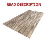 Hampton Bay 6 ft. x 39 in. Acacia Countertop