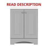 25 in. Single Sink Vanity w/ Marble Top