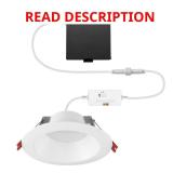 6 in. LED Integrated Deep Baffle