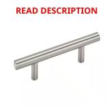 Bar Pulls 3" Satin Nickel Bar Cabinet Pulls-10