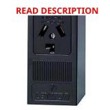 30 Amp Surface Mount Outlet, Black 5054-P00